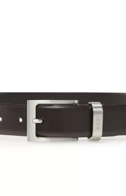 Leather Belt in Dark Brown
