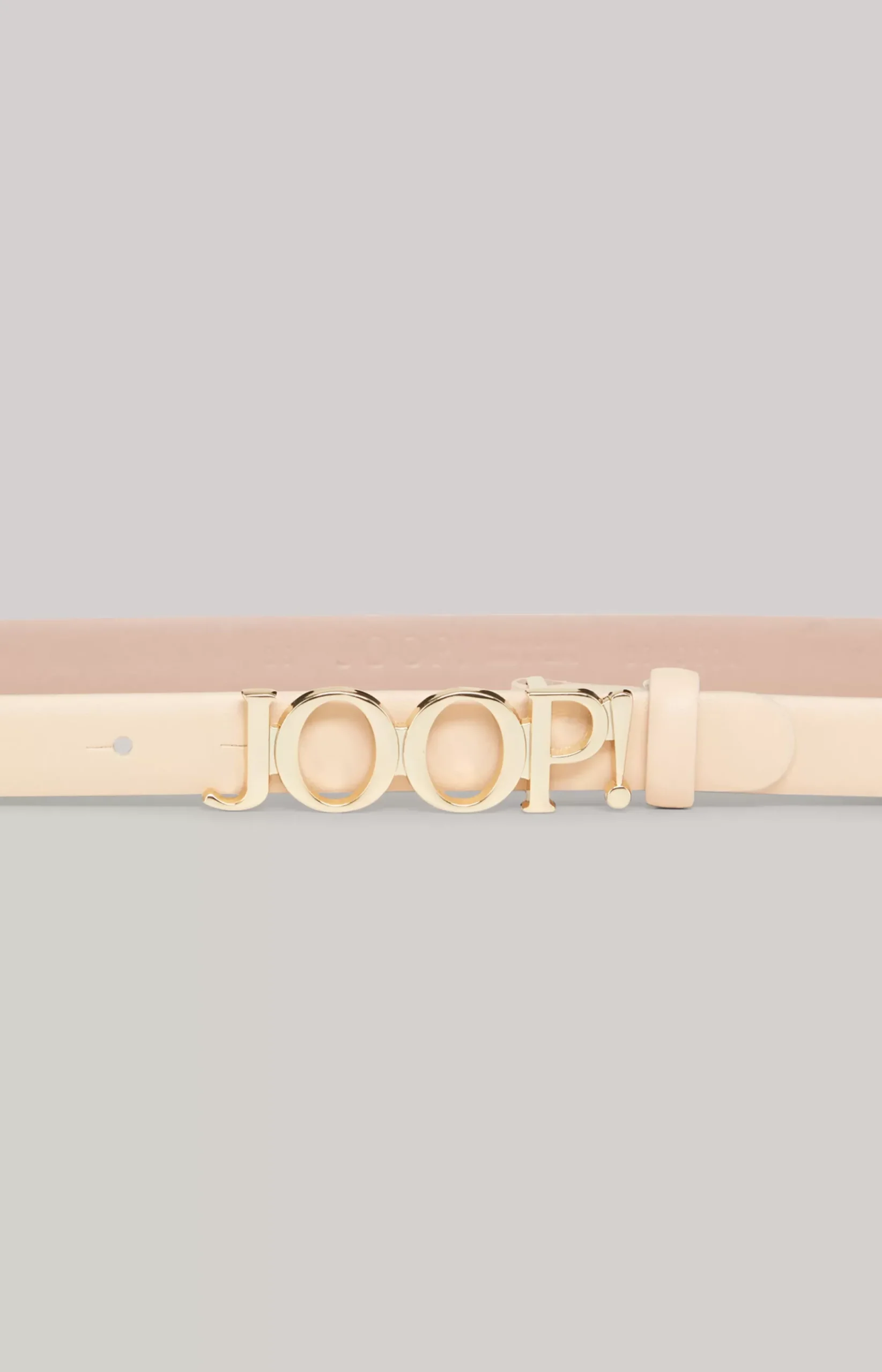 Leather Belt in Nude
