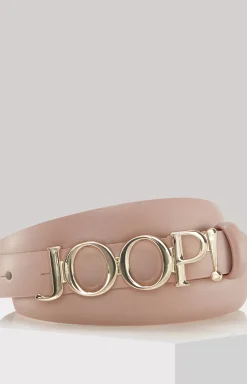 Leather Belt in Rosé