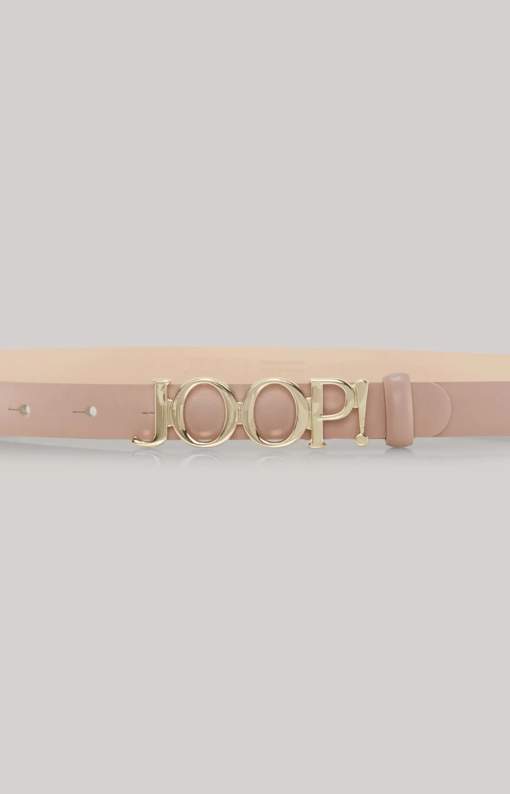 Leather Belt in Rosé