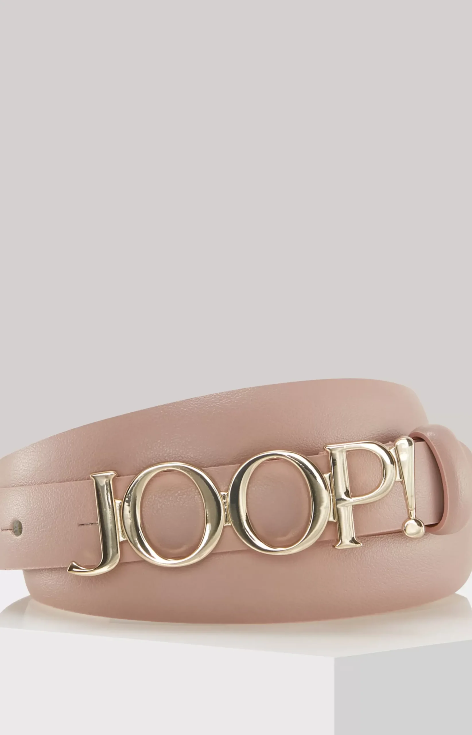 Leather Belt in Rosé