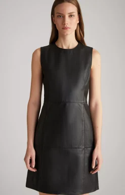 Leather Dress in Black
