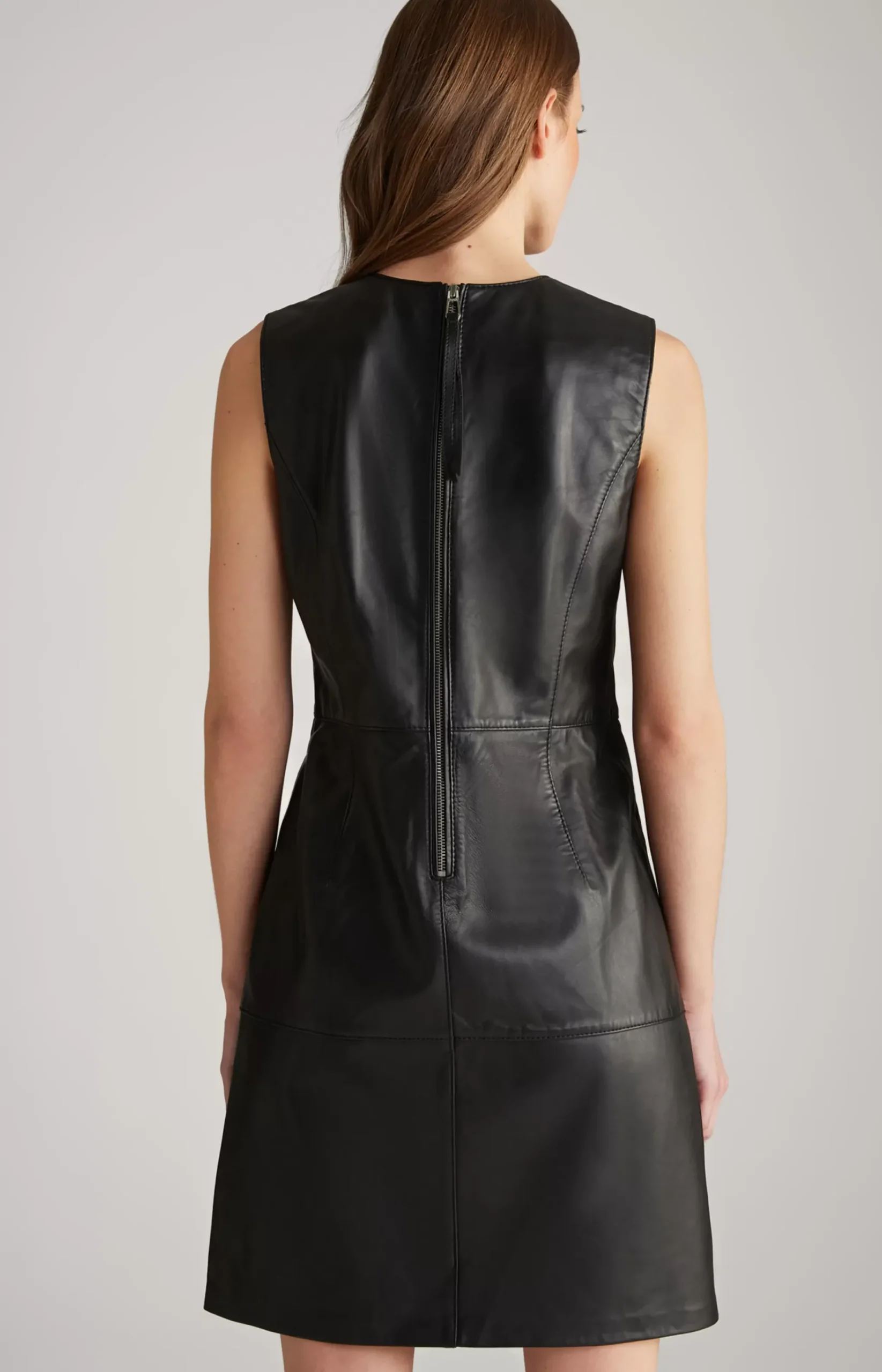 Leather Dress in Black