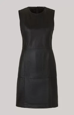 Leather Dress in Black