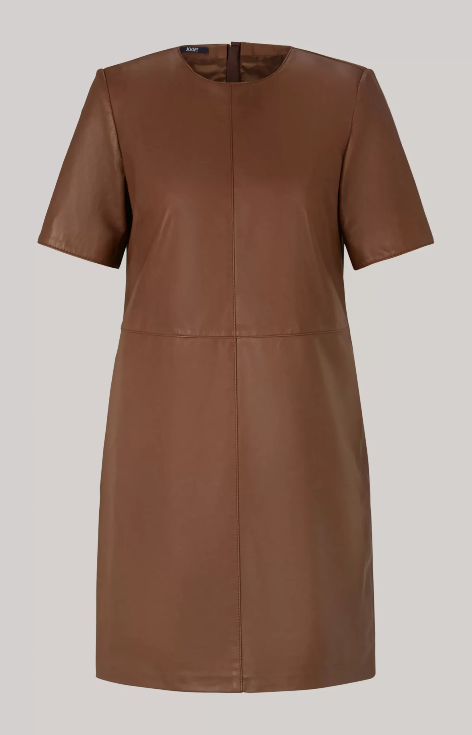 Leather Dress in Brown