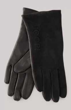 Leather Gloves in Black