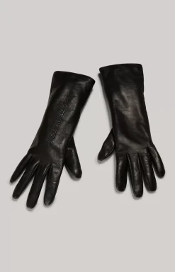 Leather Gloves in Black