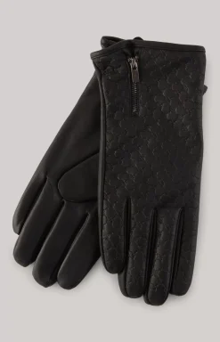 Leather Gloves in Black