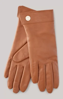 Leather Gloves in Cognac