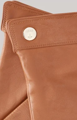 Leather Gloves in Cognac