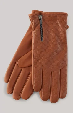 Leather Gloves in Cognac
