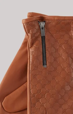 Leather Gloves in Cognac