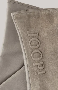 Leather Gloves in Grey