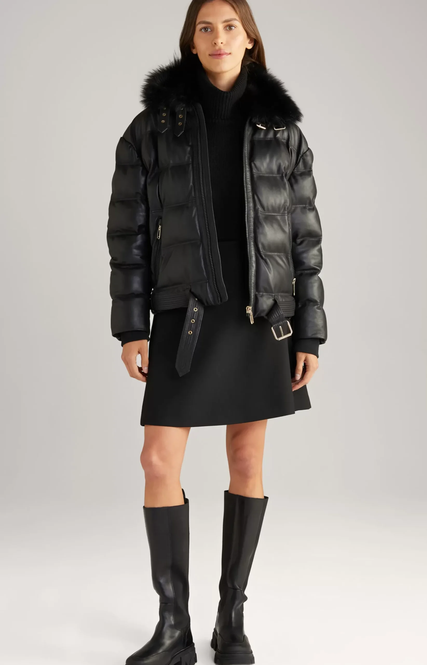 Leather Jacket in Black