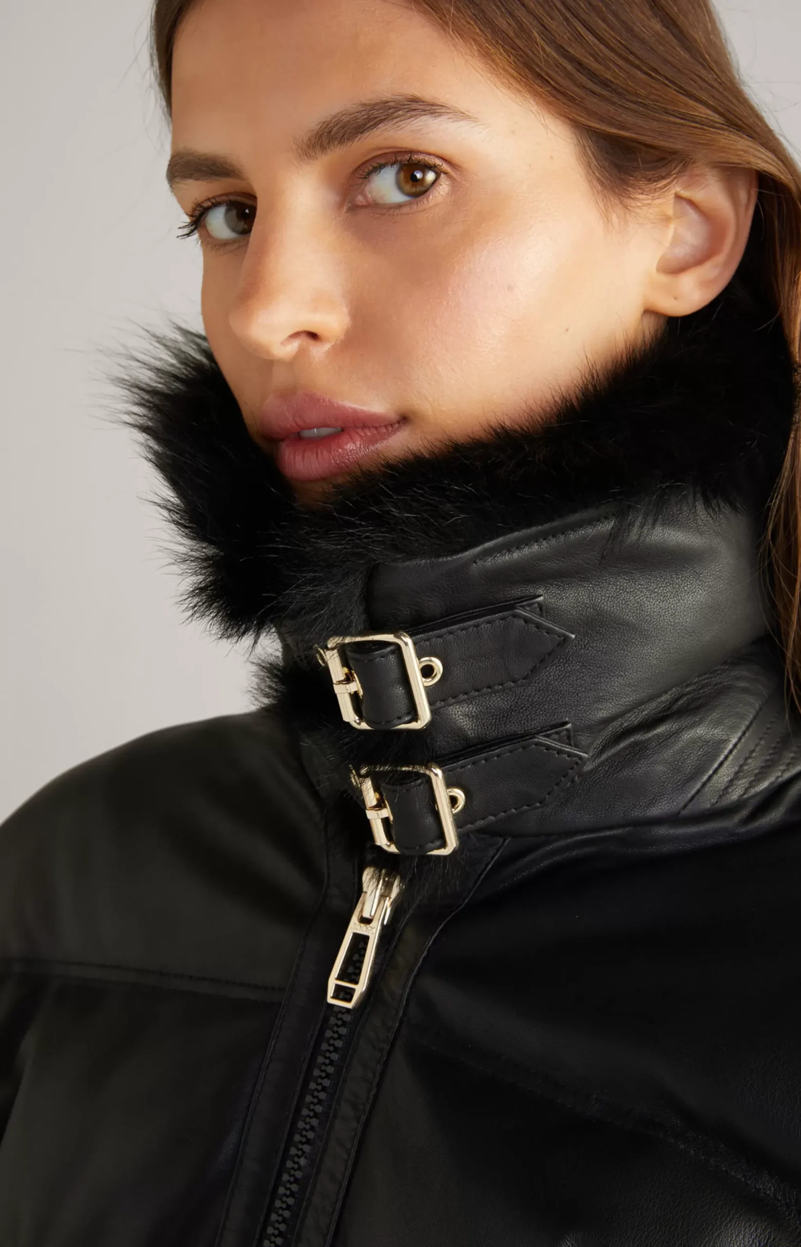 Leather Jacket in Black