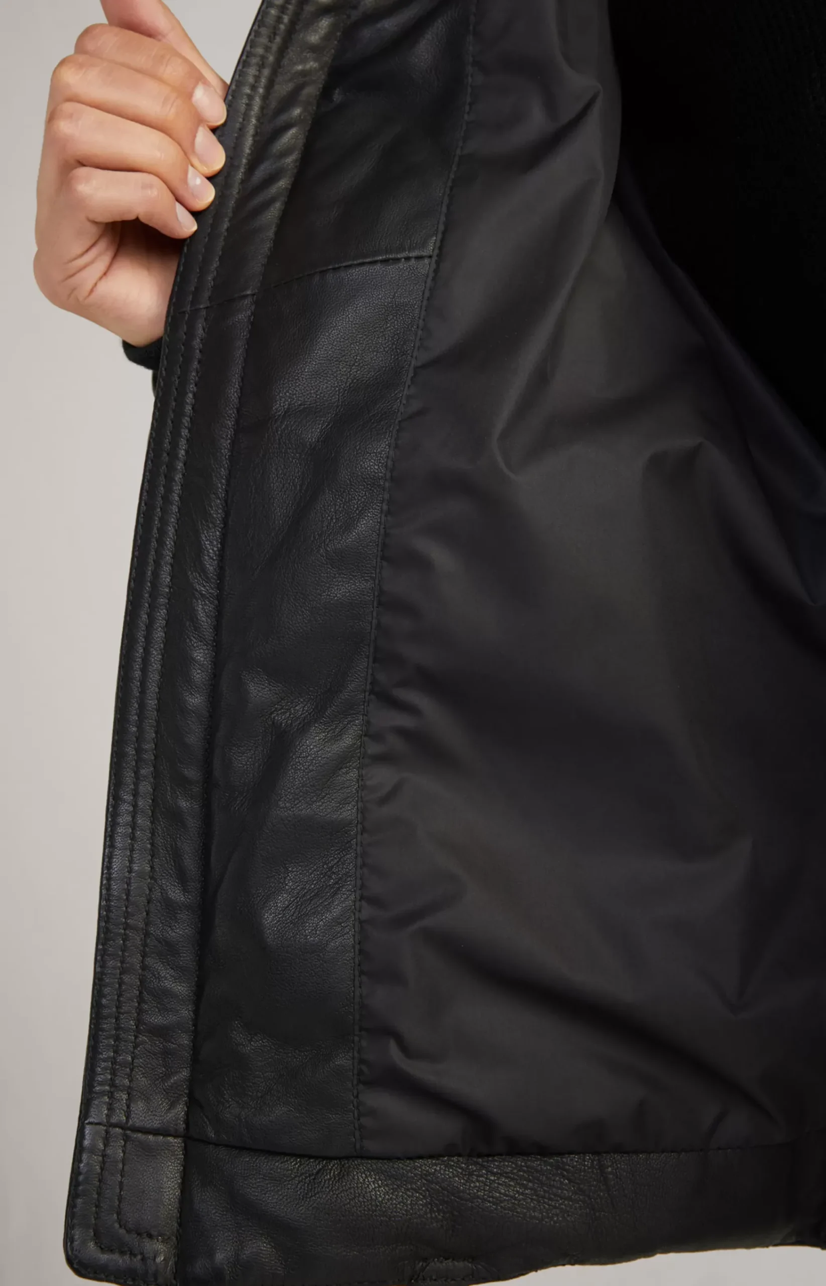 Leather Jacket in Black