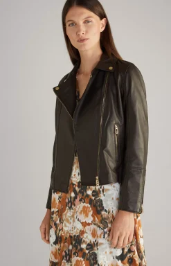 Leather Jacket in Dark Brown