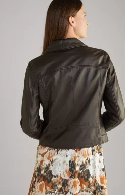 Leather Jacket in Dark Brown