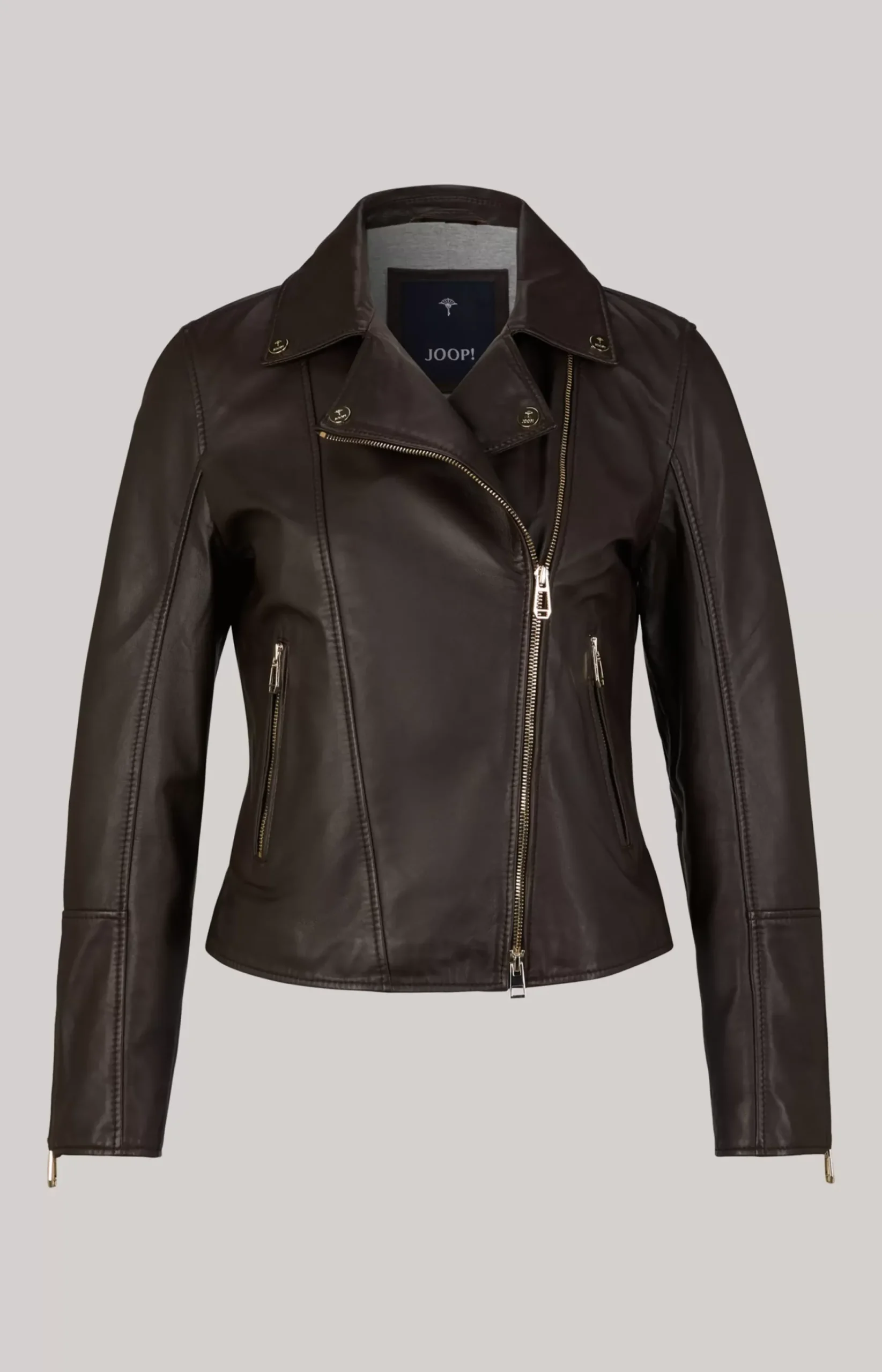 Leather Jacket in Dark Brown
