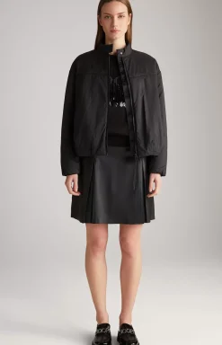 Leather Skirt in Black