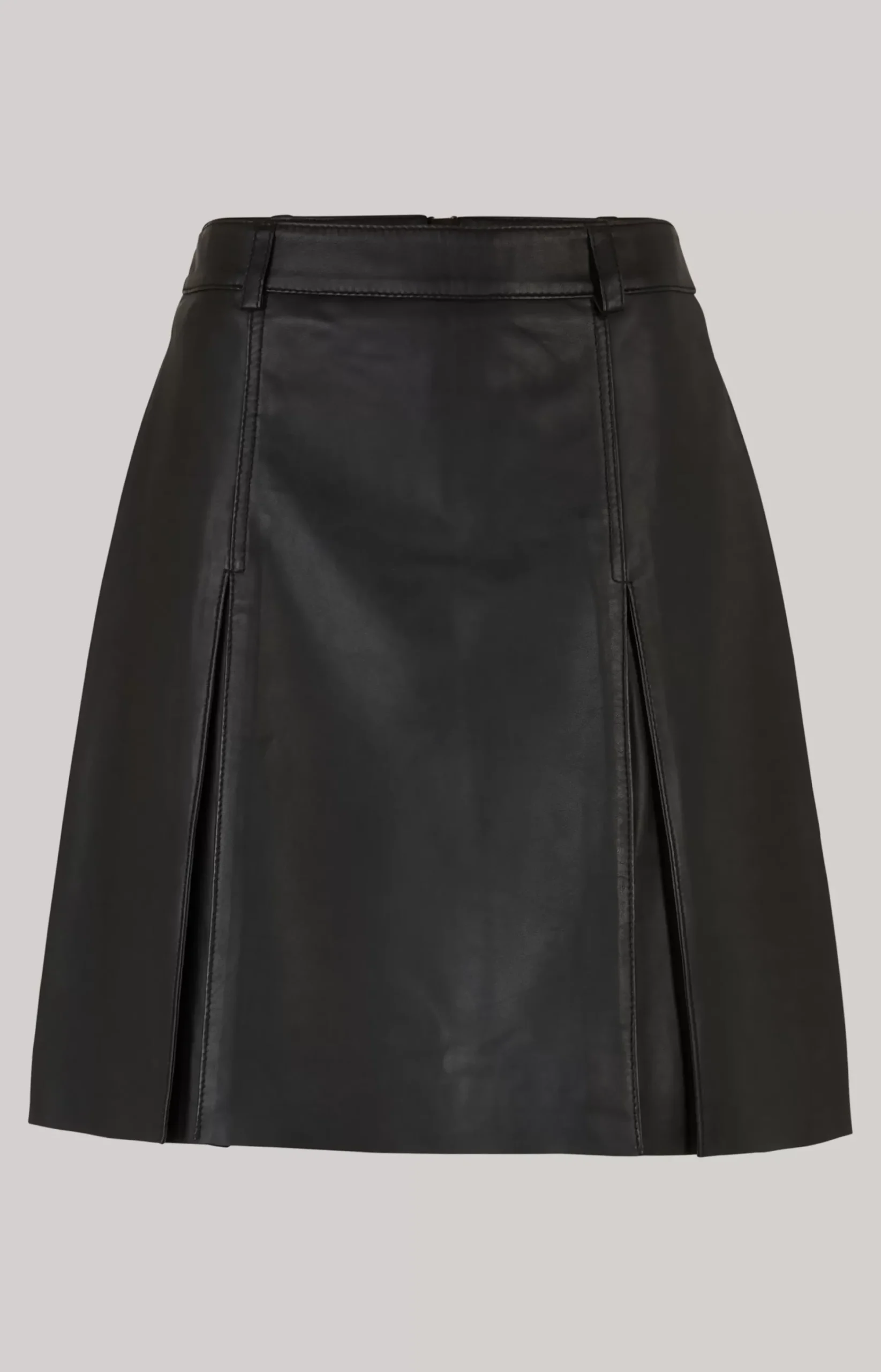 Leather Skirt in Black