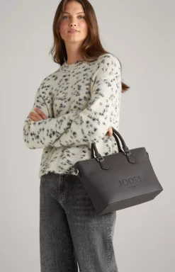 Lettera Ketty Handbag in Dark Grey