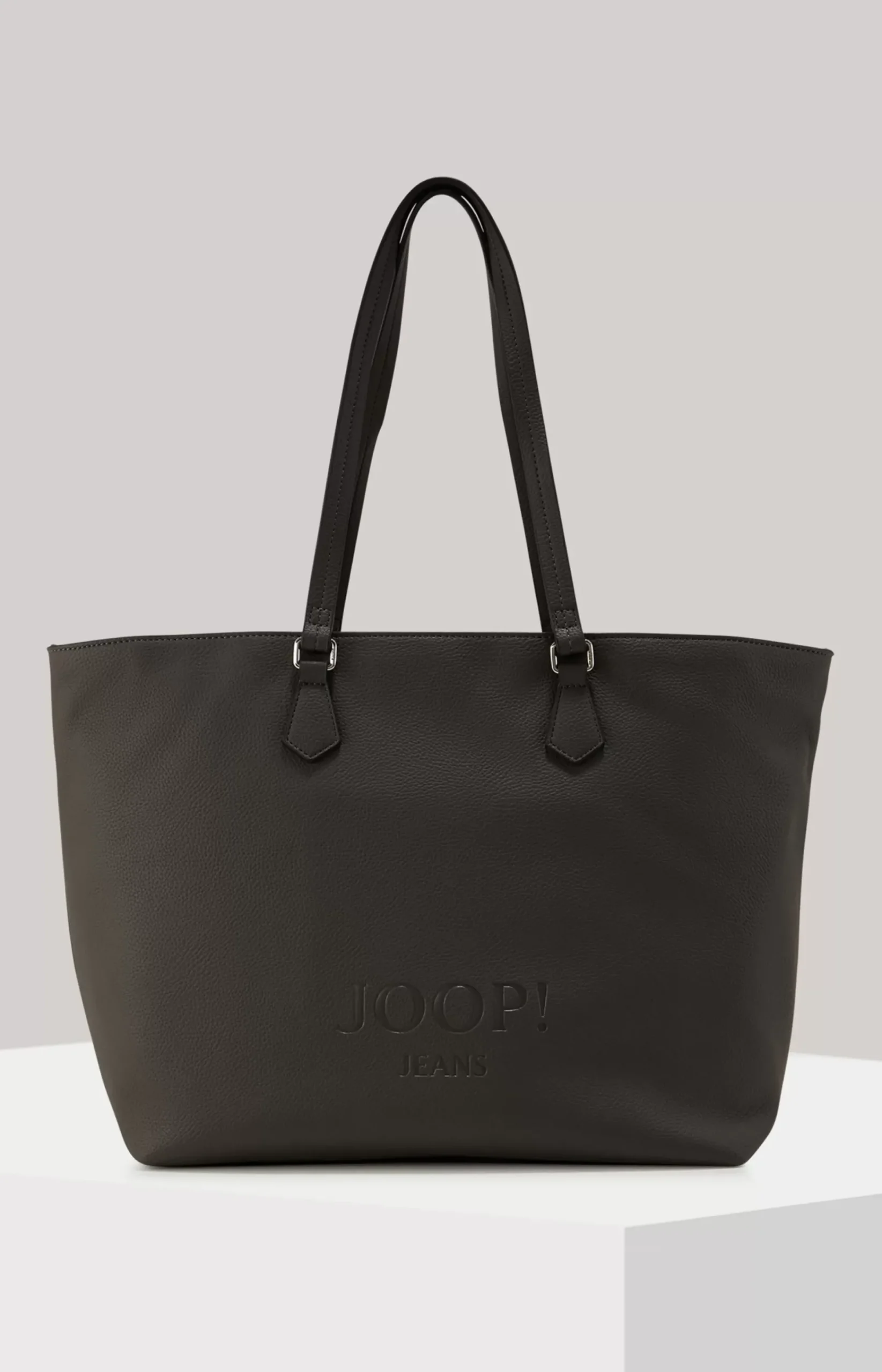 Lettera Lara Shopper in Dark Grey