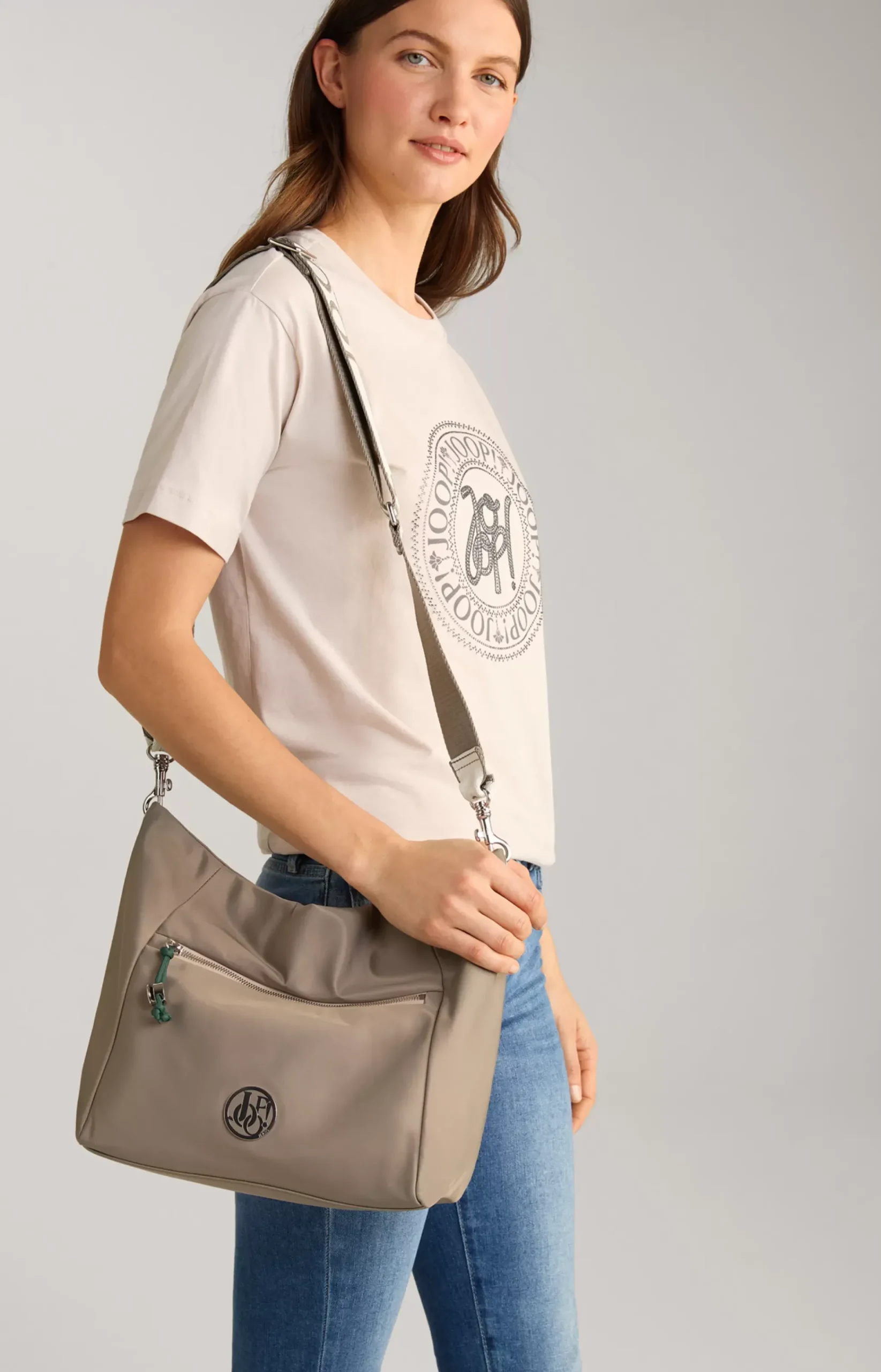 Lietissimo Kaja Shoulder Bag in Grey
