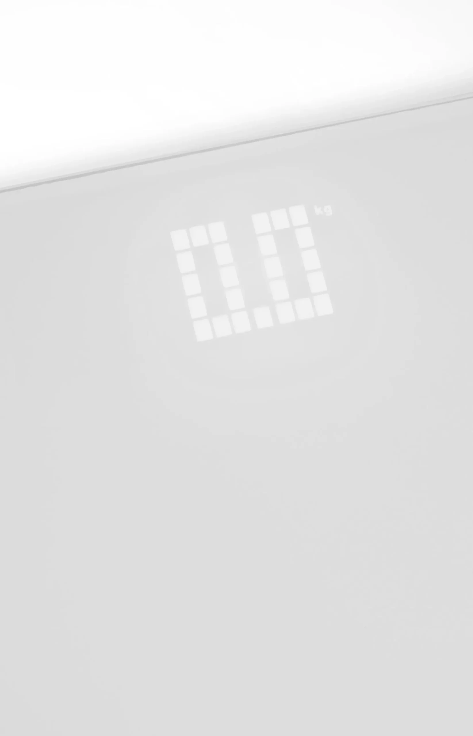 Lifestyle personal scales, white