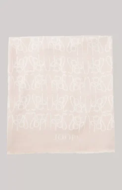 Logo Scarf in Rosé