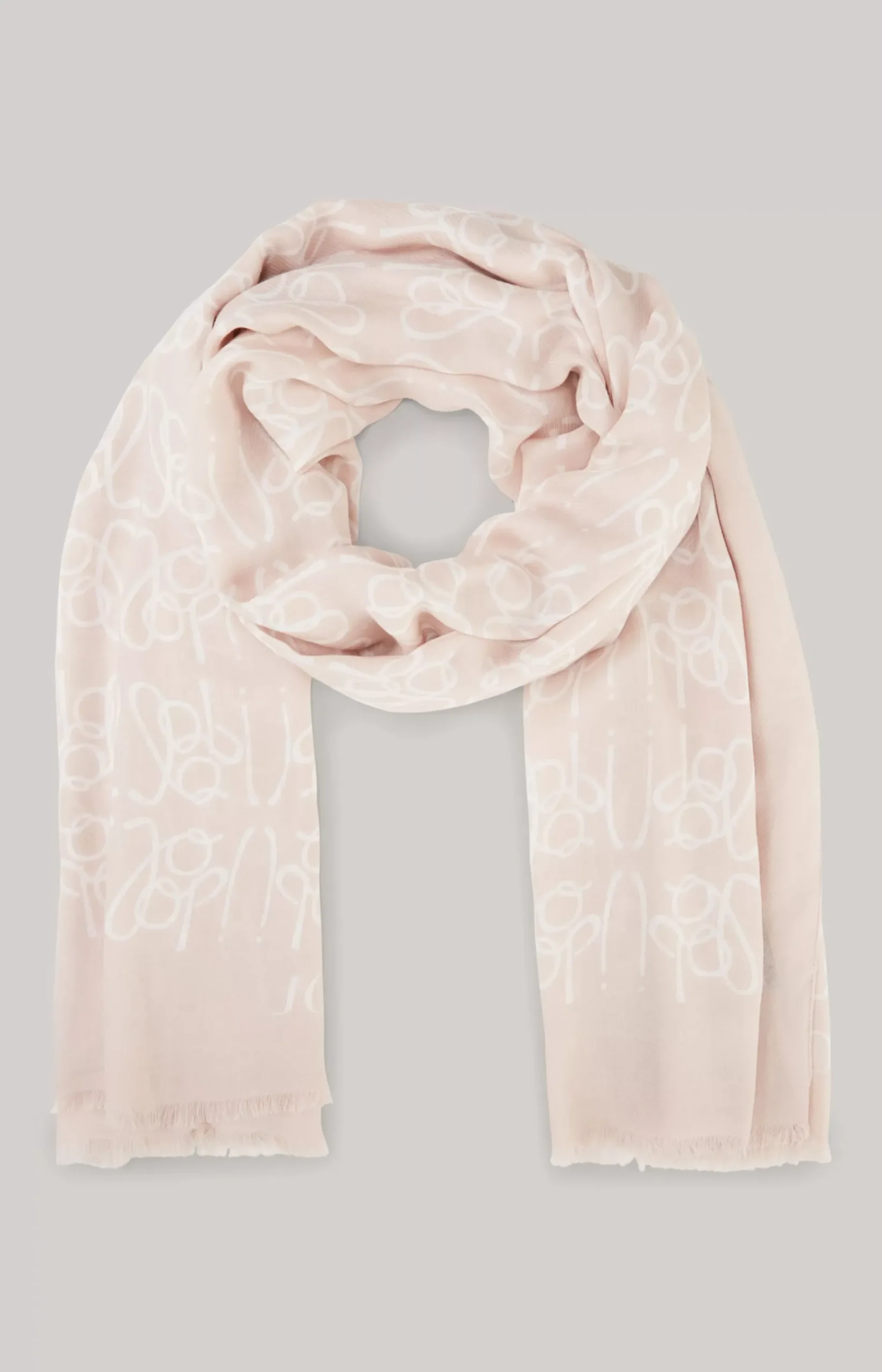Logo Scarf in Rosé