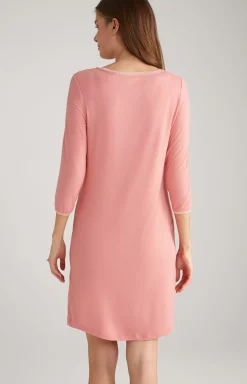 Long Loungewear Shirt in Flamingo