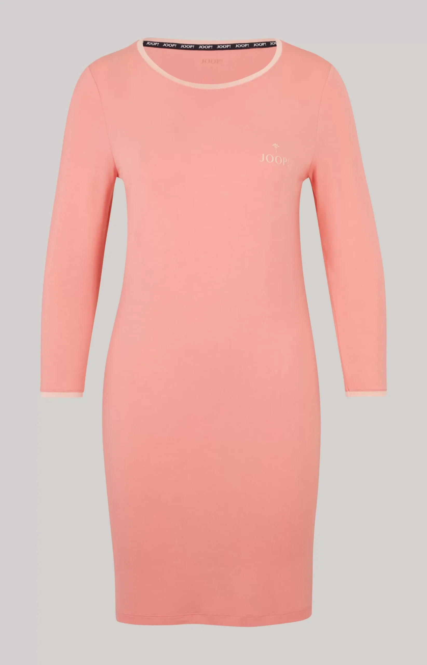 Long Loungewear Shirt in Flamingo