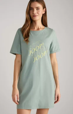 Long Loungewear Shirt in Sea Grass