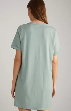 Long Loungewear Shirt in Sea Grass