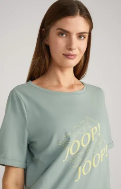 Long Loungewear Shirt in Sea Grass