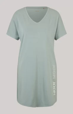 Long Loungewear Shirt in Sea Grass
