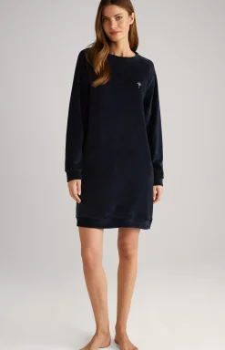 Long Loungewear Sweater in Midnight Blue