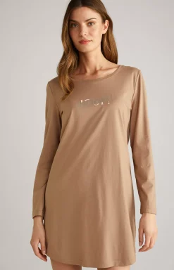 Long Shirt Loungewear in Camel