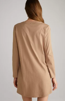 Long Shirt Loungewear in Camel