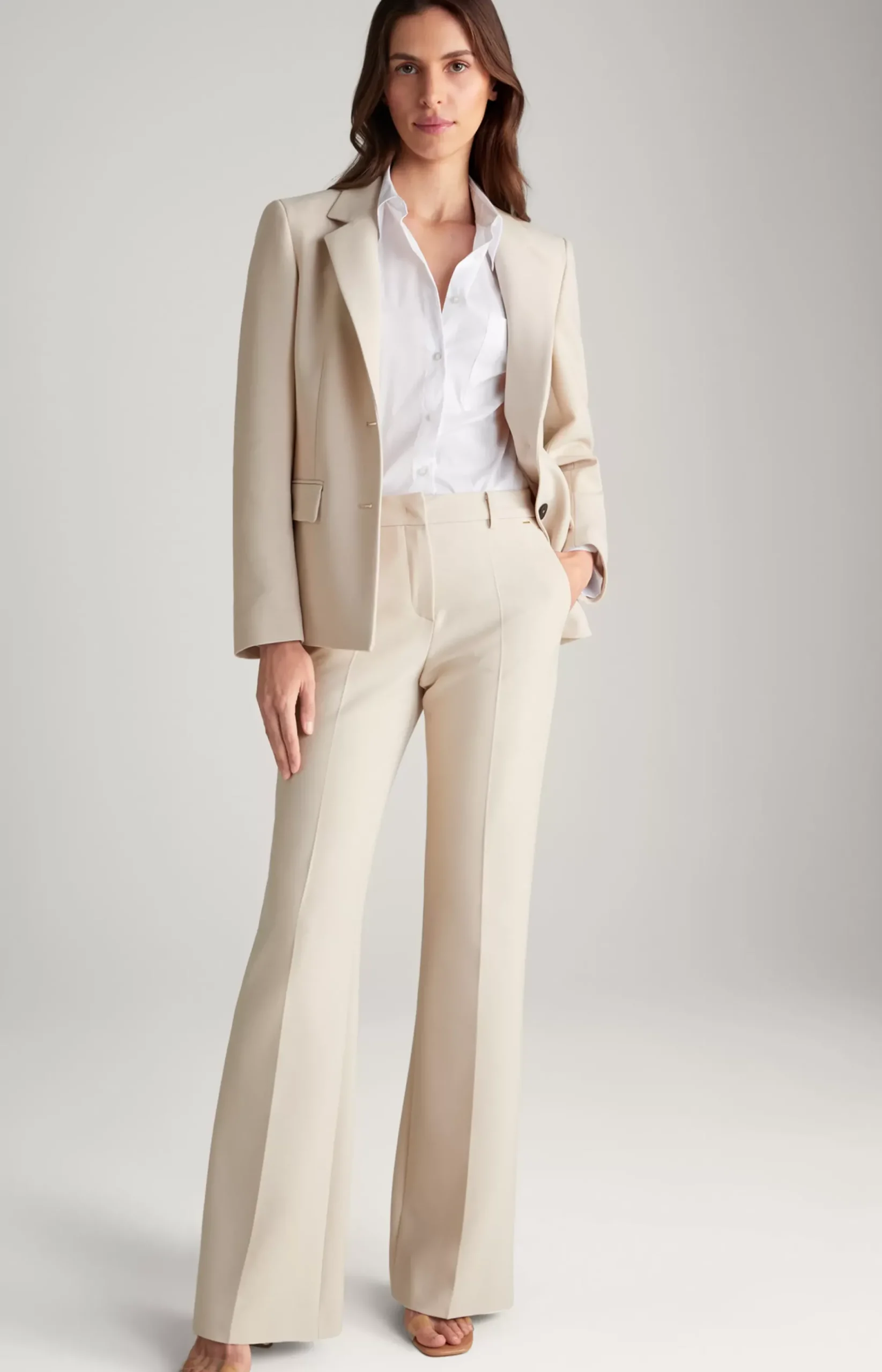 Longline Blouse in White