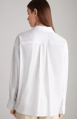 Longline Blouse in White