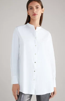 Longline Blouse in White