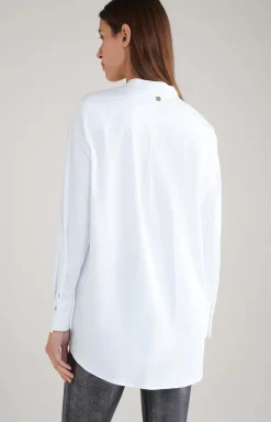 Longline Blouse in White