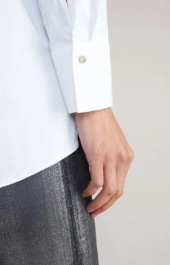 Longline Blouse in White