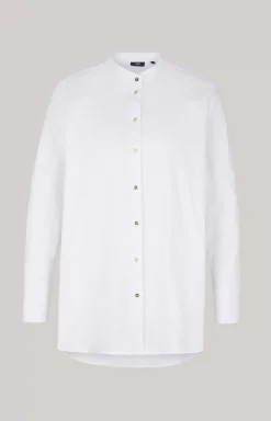 Longline Blouse in White