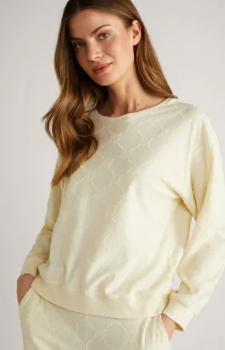 Long-sleeved Loungewear in Light Yellow