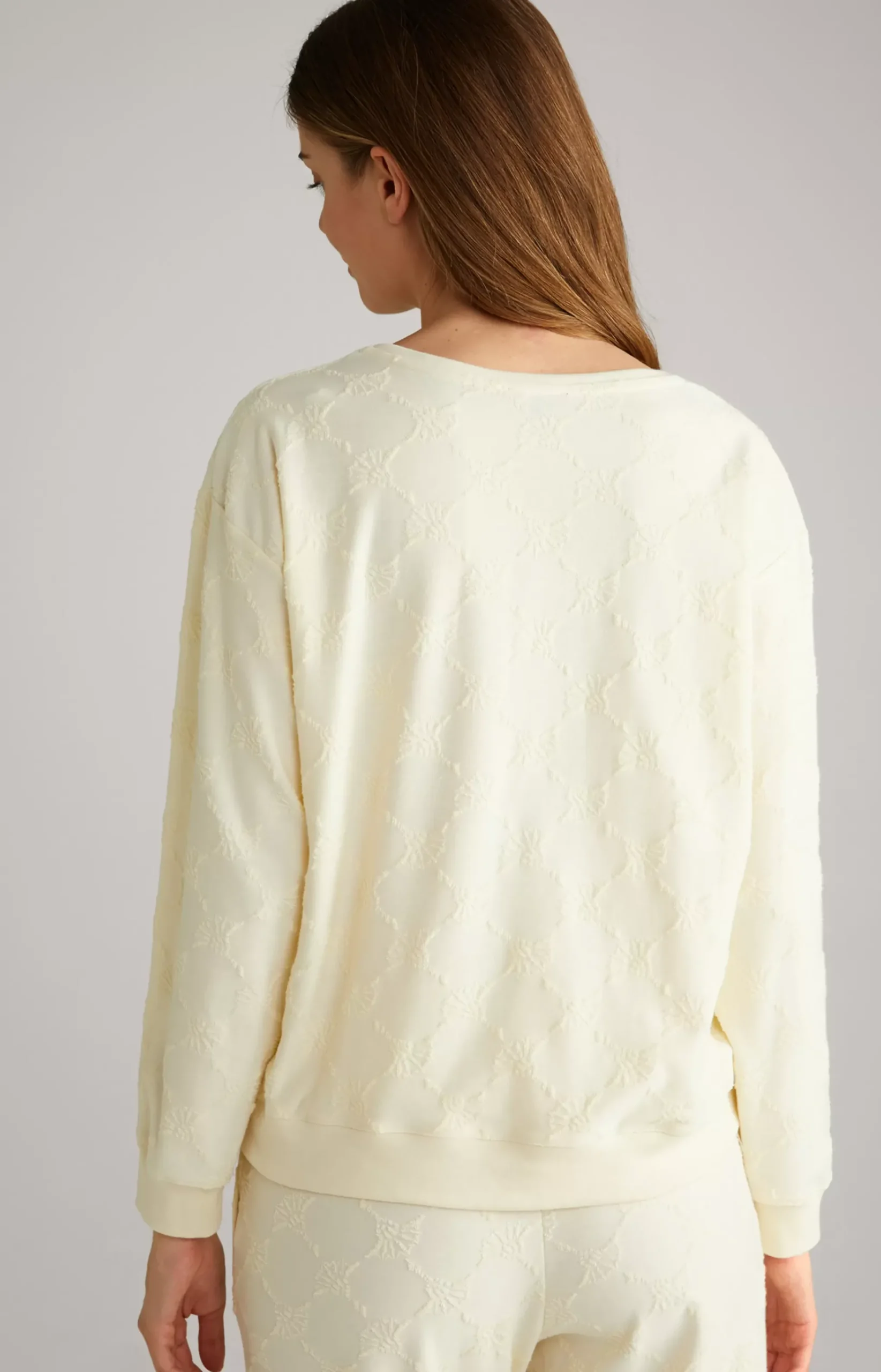 Long-sleeved Loungewear in Light Yellow