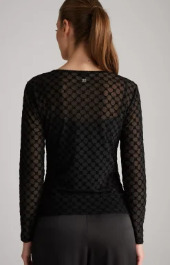 Long-sleeved Top in Black