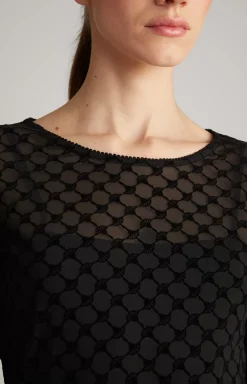 Long-sleeved Top in Black